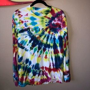 Men’s Tie Dye Long Sleeve Tee
